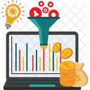 Sales Profit Business Growth Icon
