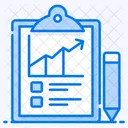 Sales Report Marketing Data Analytics Icon