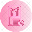 Sales Report Revenue Analysis Business Performance Icon