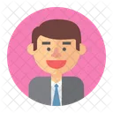 Salesman Man Lawyer Icon