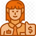 Saleswoman  Icon