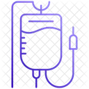 Saline Medical Transfusion Icon