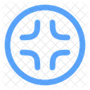 Salir Del Circulo De Pantalla Completa Minimizar Reducir Icono
