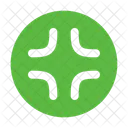 Salir Del Circulo De Pantalla Completa Minimizar Reducir Icono