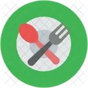 Salle A Manger Assiette Fourchette Icon