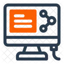 Laboratoire Informatique Technologie Codage Icône
