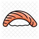 Salmon Nigiri Sushi Asian Icon