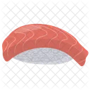 Salmon Nigiri Salmon Poke Appetizer Icon