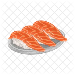 Salmon sushi  Icon