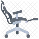 Salon Chair Parlour Chair Barbar Chair Symbol