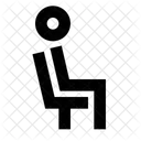 Lounge Mitarbeiter Beschilderung Symbol
