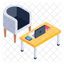 Arbeitsplatz Arbeitsbereich Workstation Symbol