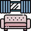 Wohnzimmer Sofa Couch Symbol