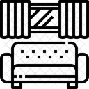 Wohnzimmer Sofa Couch Symbol