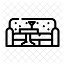 Lounge Bereich Tanz Symbol