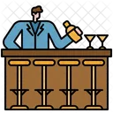 Lounge Barkeeper Cocktail Symbol