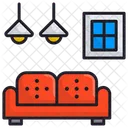 Komfort Wohnung Dekoration Symbol