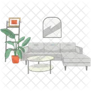 Salón interior  Icon