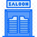 Saloon Door Signboard Icon