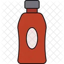 Icono De Ketchup Botella Salsa Icono