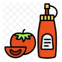 Ketchup Tomate Salsa Icono