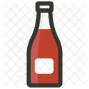 Ketchup Salsa Botella Icono