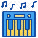 Piano Instrumento Musica Som Do Teclado Ícone