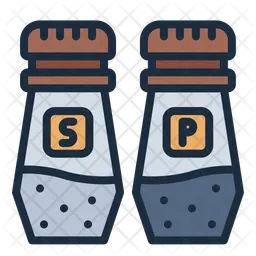 Salt and pepper  Icon