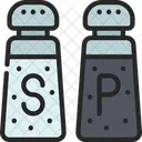 Salt And Pepper Bottle Salt And Icon