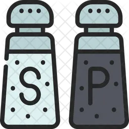 Salt And Pepper Bottle  Icon