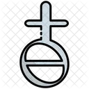 Salt Of Antimony Esoteric Symbol Icon