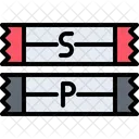 Salt Sachet Peper Sachet Sachet Icon