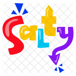 Salty Word  Icon