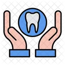 Cuidado Dental Diente Diente Sano Icono