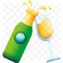 Saludos Bebida Fiesta Icono