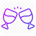 Saludos Bebida Fiesta Icono