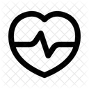 Salud Latido Del Corazon Pulso Icono