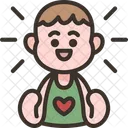 Sano En Forma Fuerte Icono