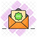 Eid Saludos Carta Icono