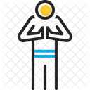 Saluer Bienvenue Namaste Icône