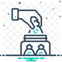 Economizar Dinheiro Deposito Ícone