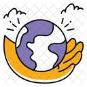 Salvar El Mundo La Tierra La Ecologia Icono