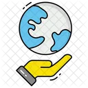 Salvar El Mundo Salvar El Planeta Globo Icono