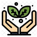 Verde Proteger Salvar El Mundo Icono
