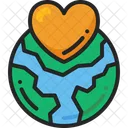 Salvar El Mundo Proteger Conservacion Icono