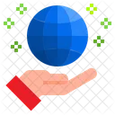 Salvar El Mundo Nuevo Mundo La Tierra Icono