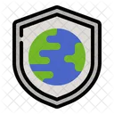 Salvar El Mundo Proteccion Escudo Icono