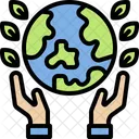Savetheplant Ecologia Tierra Icono