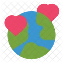 Salve O Mundo Dia Da Terra Amor Icon