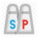 Salz und Papier  Symbol